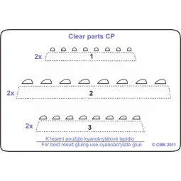 Navigation Lichter blau - CMK 129-013