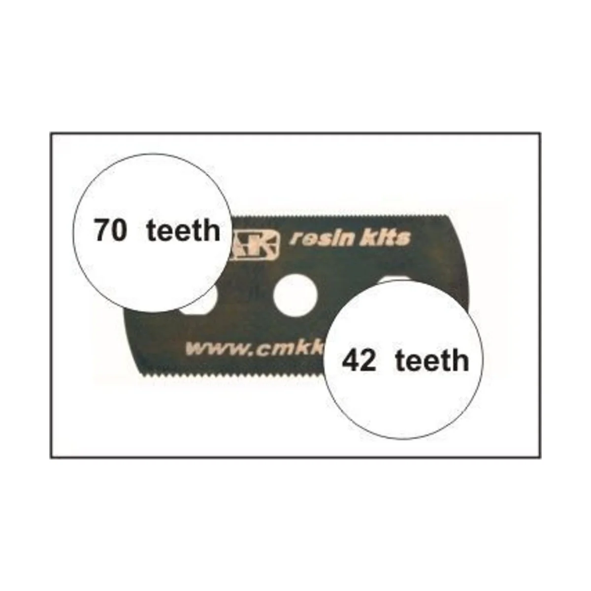 5 Sägeblätter, feine und grobe Zähne - CMK 129-H1004
