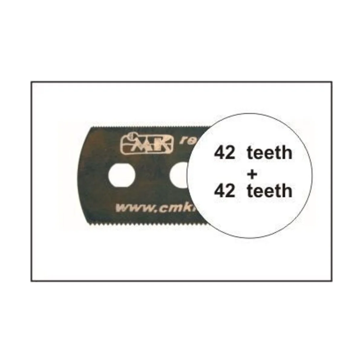 Sägeblatt, beidseitig mittelfeine Zähne - CMK 129-H1006