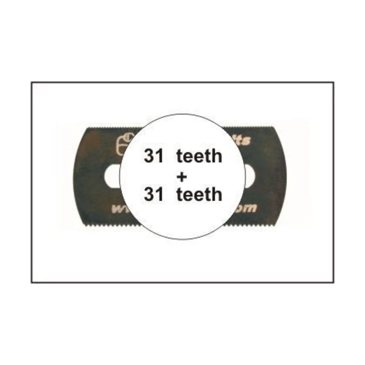 Sägeblatt, beidseitig grobe Zähne - CMK 129-H1007