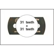 Sägeblatt, beidseitig grobe Zähne - CMK 129-H1007