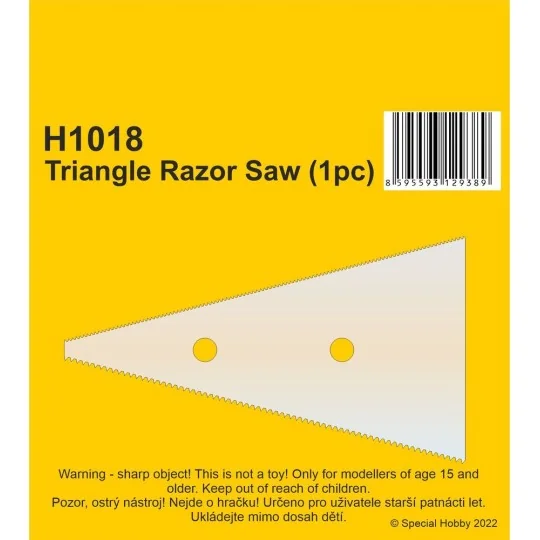 Triangle Razor Saw - CMK 129-H1018 Triangle Razor Saw - CMK 129-H1018