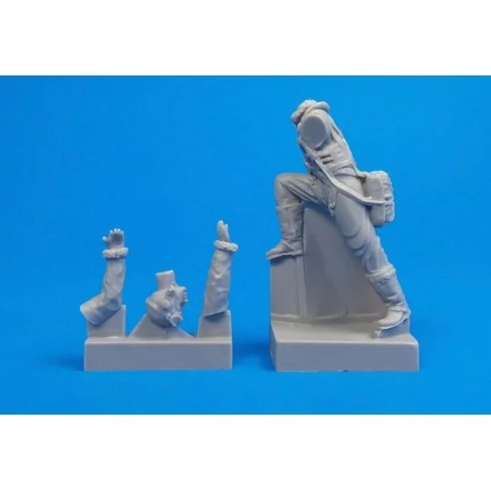 British Tempest Pilot, climbing out of cockpit, for Special Hobby k... British Tempest Pilot, climbing out of cockpit, for Special Hobby k...