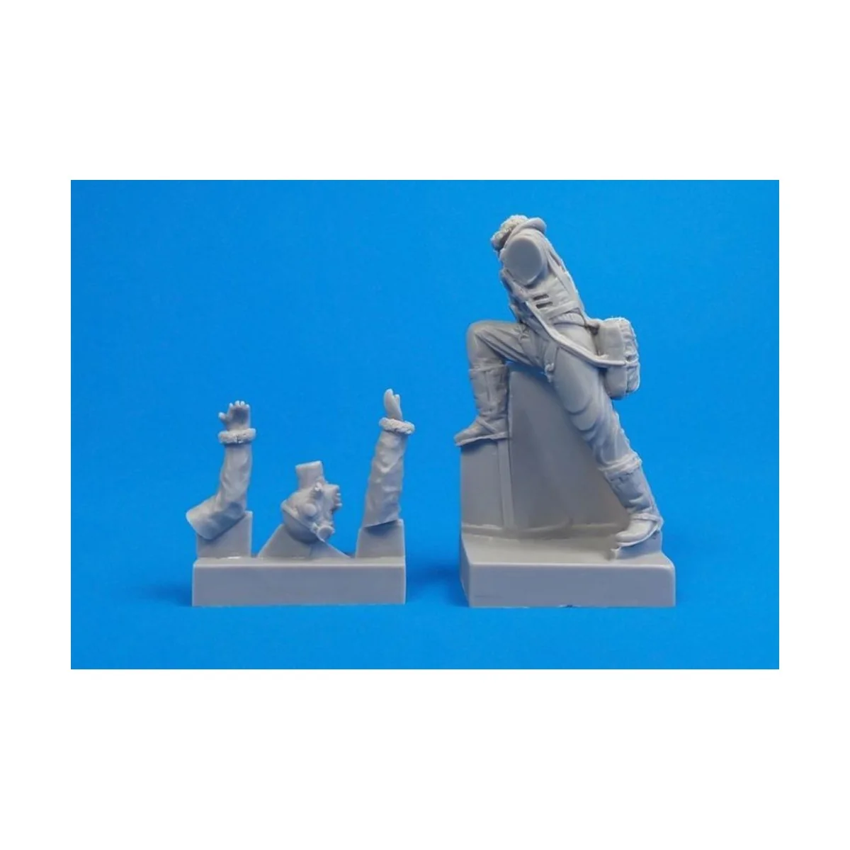 British Tempest Pilot,climbing out of cockpit,for Special Hobby kit...