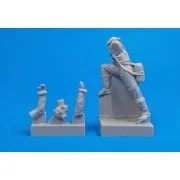 British Tempest Pilot,climbing out of cockpit,for Special Hobby kit...