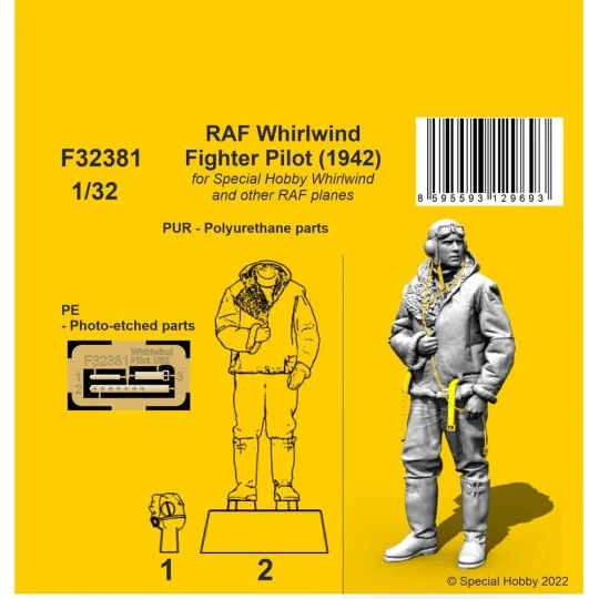 RAF Whirlwind Fighter Pilot (1942) 1/32 - CMK 129-F32381