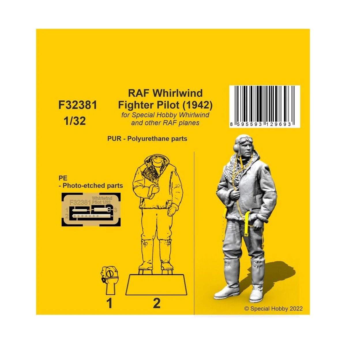 RAF Whirlwind Fighter Pilot (1942), 1/32 - CMK 129-F32381