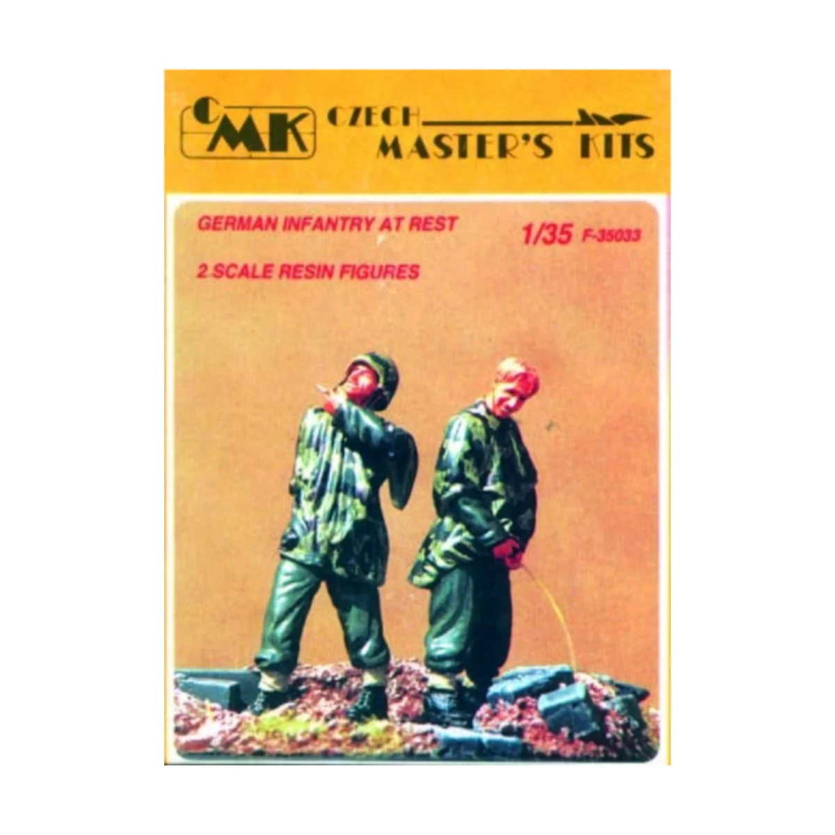 German Infantry at Rest - CMK 129-F35033