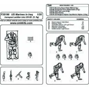 US Marines in Iraq transports Soldier (5 Fig.) - CMK 129-F35196