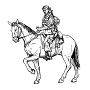 US mounted soldier in Afganistan (1 fig & horse), 1/35 - CMK 129-F3...