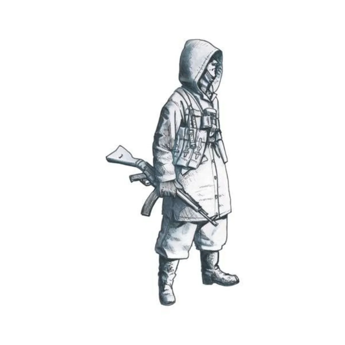 German SS soldier (Hungary 1945), 1/35 - CMK 129-F35241