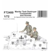 Marder Tank Destroyer Commander and Gunner, 1/72 - CMK 129-F72400