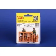 Wehrmacht Soldiers with Military Bicycles - CMK 129-F72407