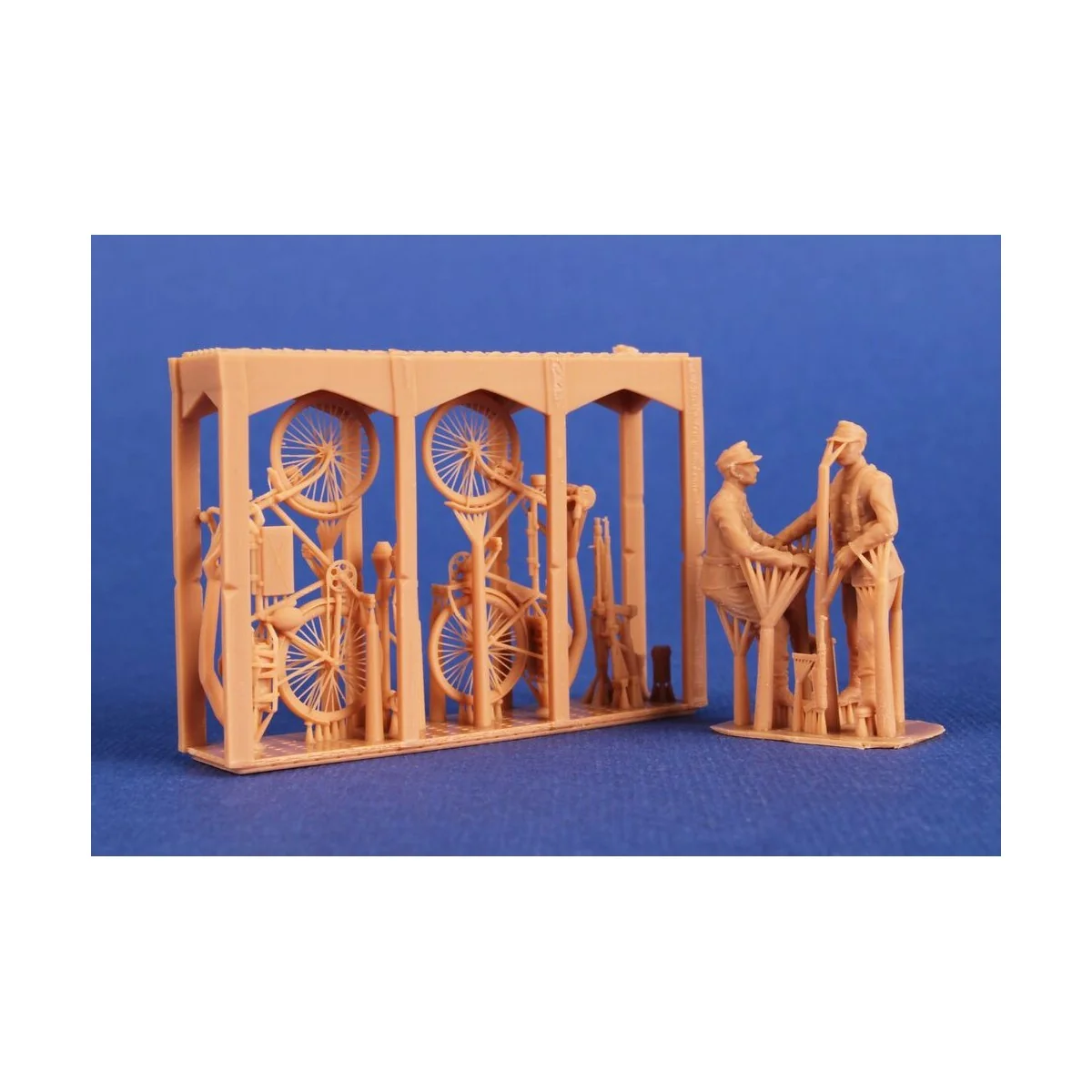 Wehrmacht Soldiers with Military Bicycles, 1/72 - CMK 129-F72407 Wehrmacht Soldiers with Military Bicycles, 1/72 - CMK 129-F72407