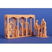 Wehrmacht Soldiers with Military Bicycles, 1/72 - CMK 129-F72407 Wehrmacht Soldiers with Military Bicycles, 1/72 - CMK 129-F72407