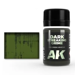 STREAKING GRIME FOR DARK VEHICLES - AK Interactive AK024