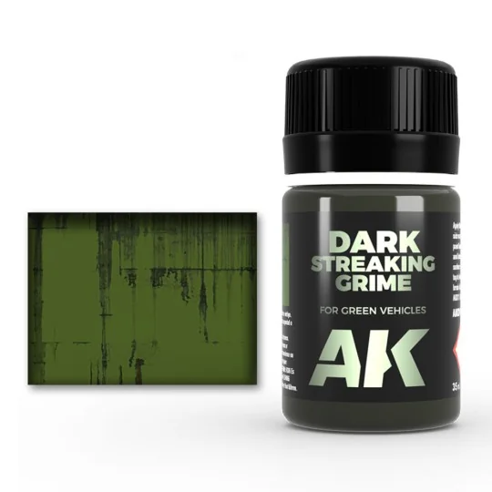STREAKING GRIME FOR DARK VEHICLES - AK Interactive AK024