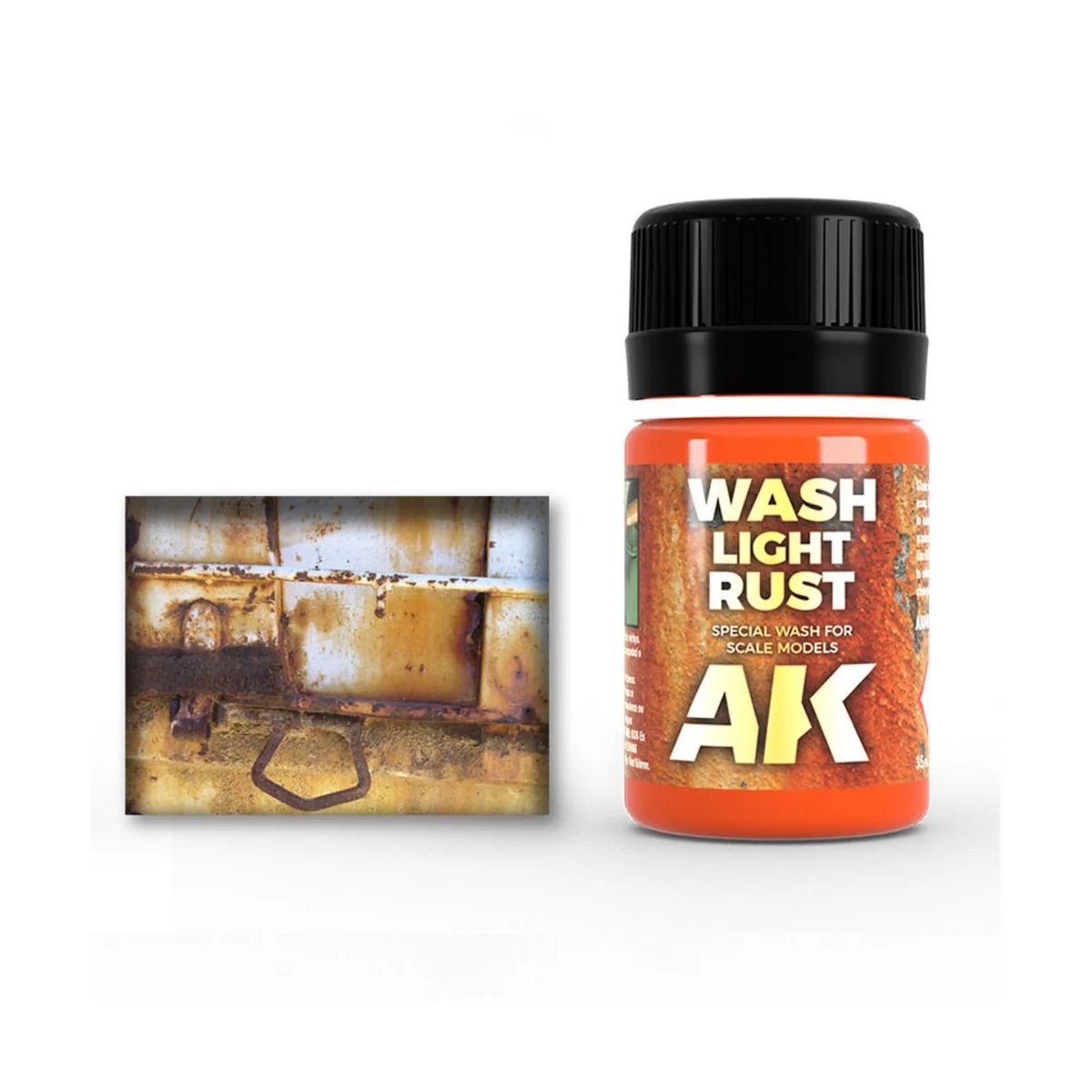 LIGHT RUST WASH - AK Interactive AK046 LIGHT RUST WASH - AK Interactive AK046