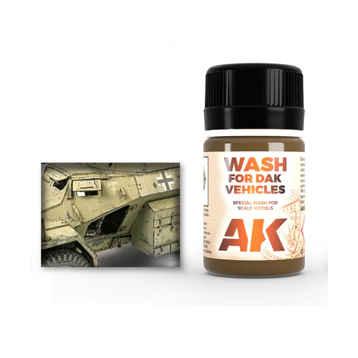 WASH FOR AFRIKA KORPS VEHICLES - AK Interactive AK066