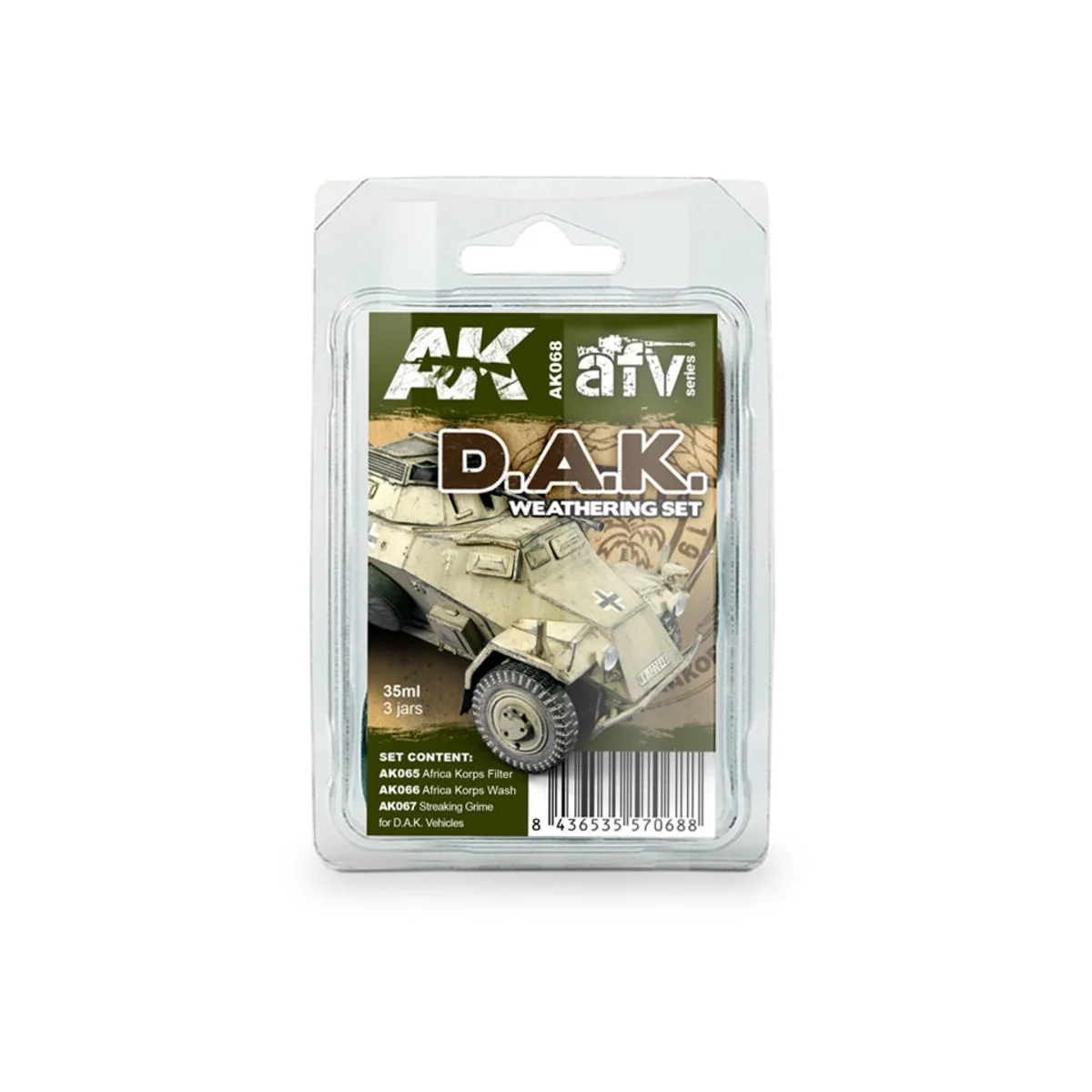 AFRIKA KORPS WEATHERING SET - AK Interactive AK068