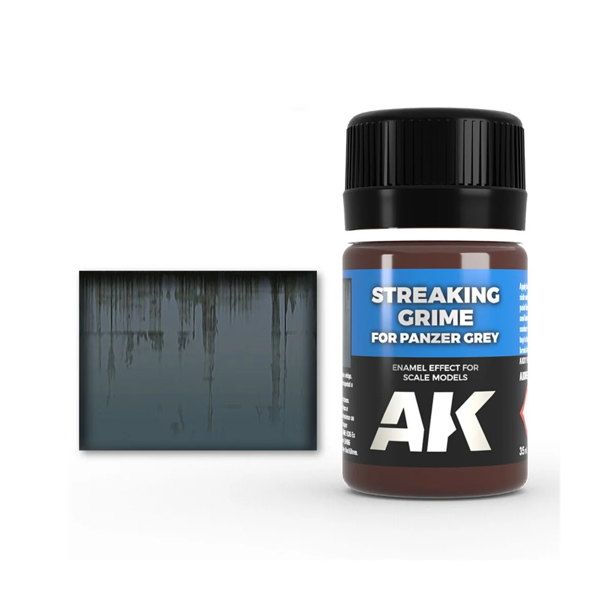 STREAKING GRIME FOR PANZER GREY VEHICLES - AK Interactive AK069