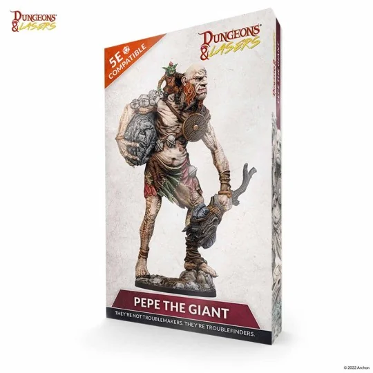 Dungeons & Lasers Miniatures: PEPE THE GIANT - Archon Studio DNL0039