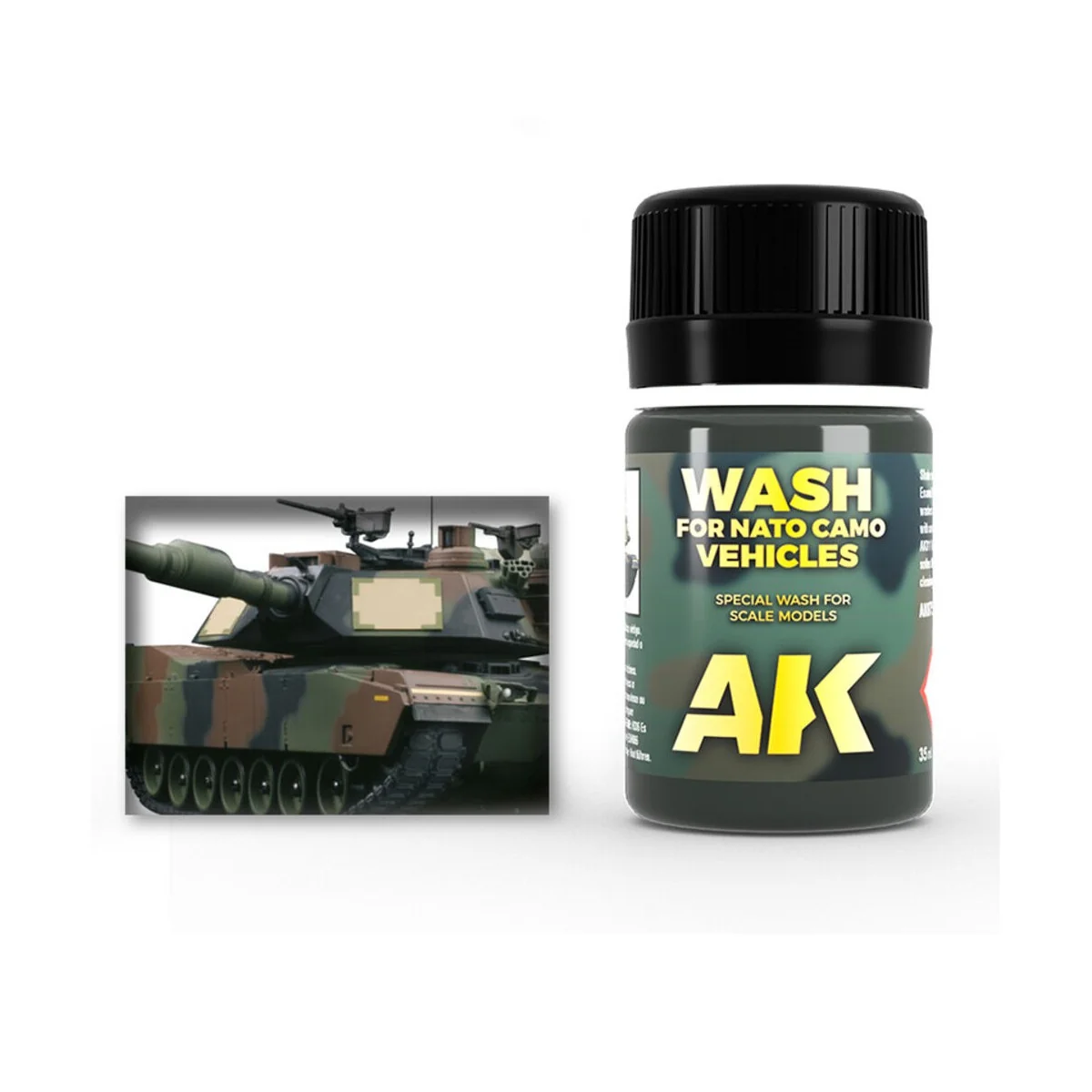WASH FOR NATO VEHICLES - AK Interactive AK075 WASH FOR NATO VEHICLES - AK Interactive AK075