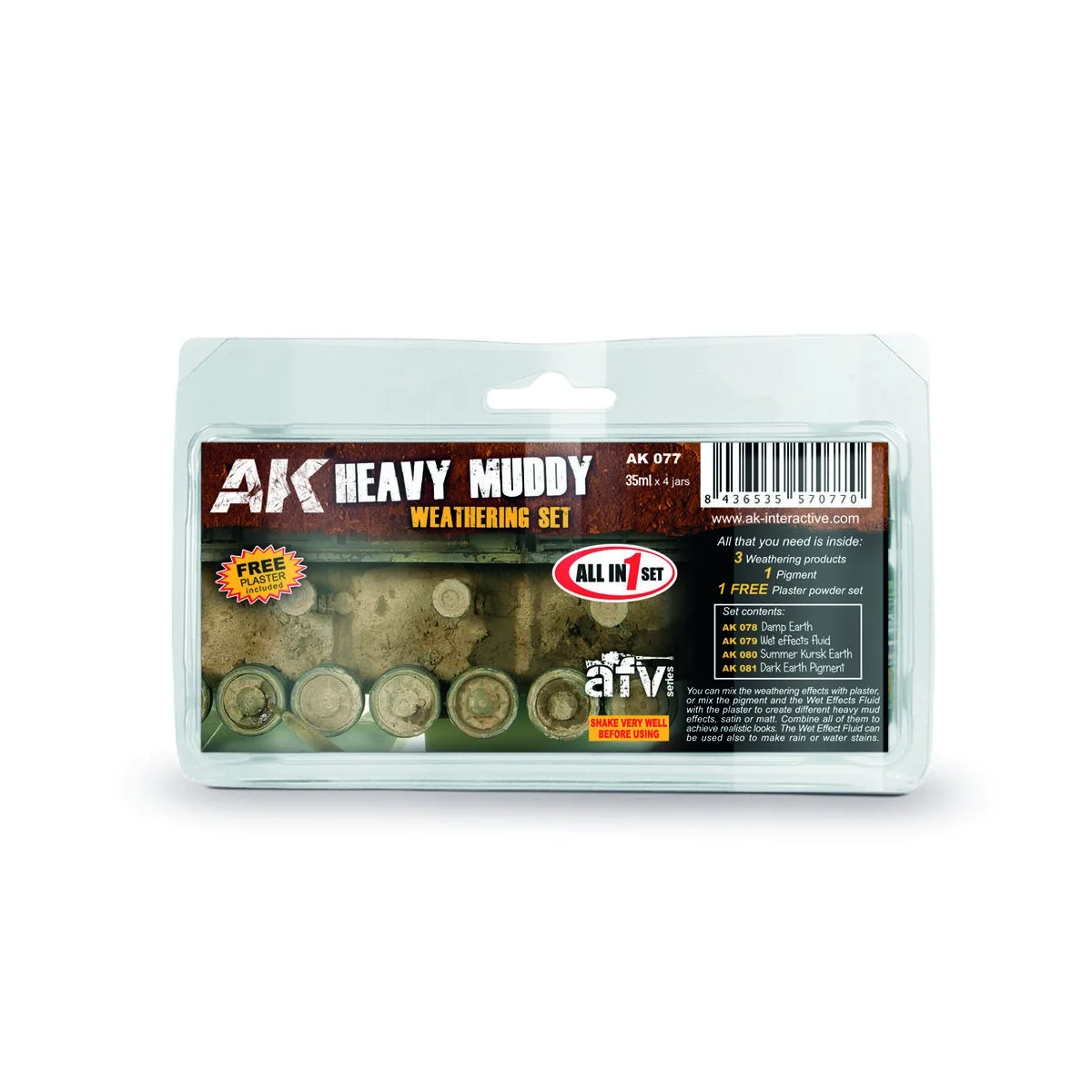 HEAVY MUDDY SET - AK Interactive AK077