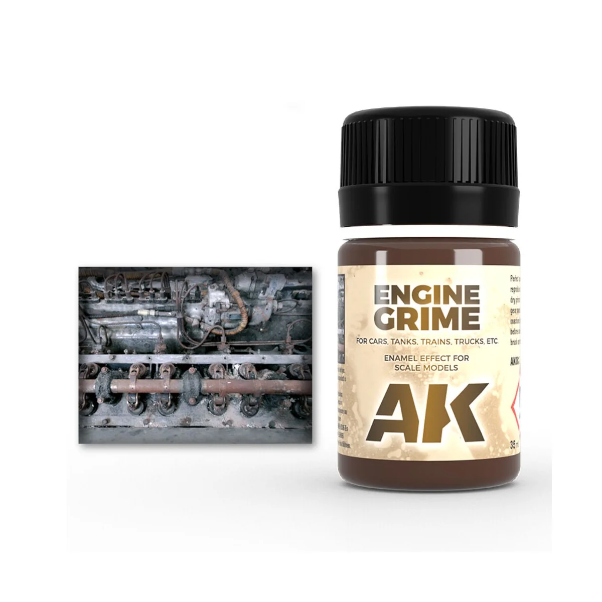 ENGINE GRIME - AK Interactive AK082 ENGINE GRIME - AK Interactive AK082