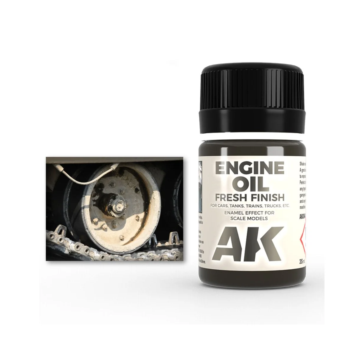 ENGINE OIL - AK Interactive AK084 ENGINE OIL - AK Interactive AK084