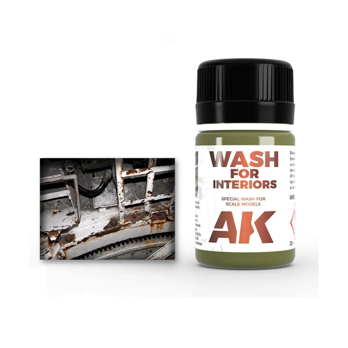 WASH FOR INTERIORS - AK Interactive AK093 WASH FOR INTERIORS - AK Interactive AK093