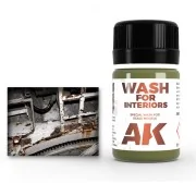 WASH FOR INTERIORS - AK Interactive AK093 WASH FOR INTERIORS - AK Interactive AK093