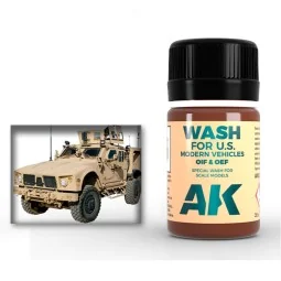 WASH FOR OIF & OEF - US VEHICLES - AK Interactive AK121