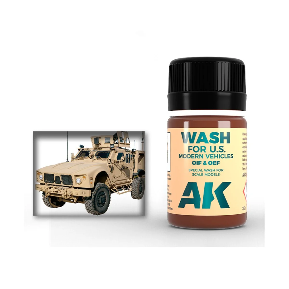WASH FOR OIF & OEF - US VEHICLES - AK Interactive AK121