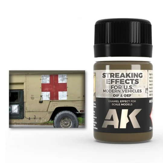 STREAKING EFFECTS FOR OIF & OEF - US VEHICLES - AK Interactive AK123 STREAKING EFFECTS FOR OIF & OEF - US VEHICLES - AK Interactive AK123