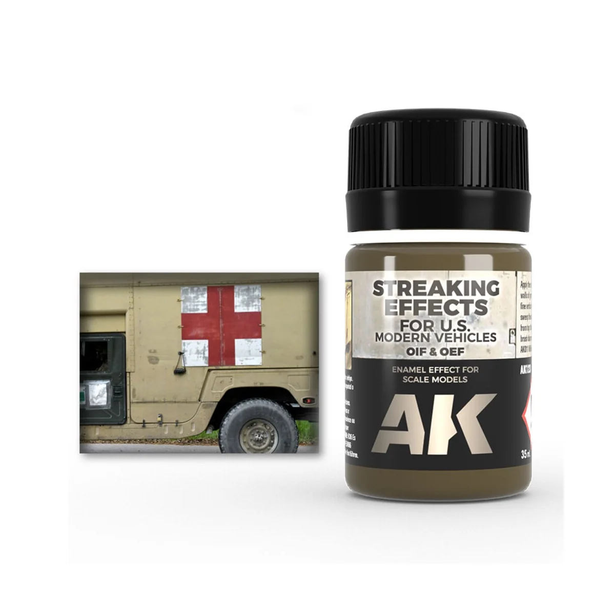 STREAKING EFFECTS FOR OIF & OEF - US VEHICLES - AK Interactive AK123 STREAKING EFFECTS FOR OIF & OEF - US VEHICLES - AK Interactive AK123