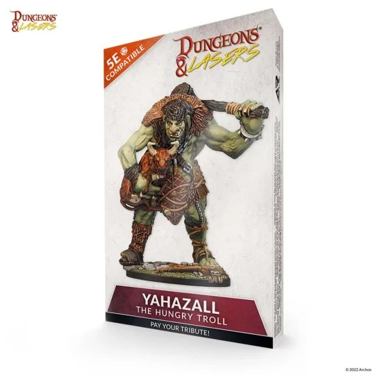 Dungeons & Lasers Miniatures: YAHAZZAL THE HUNGRY TROLL - Archon St...