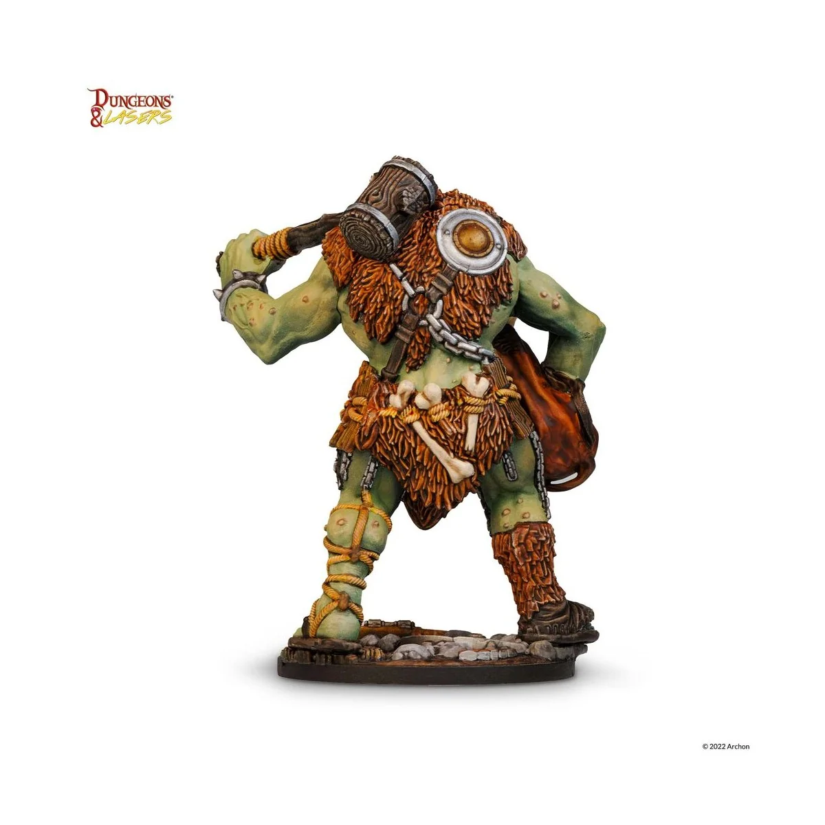 Dungeons & Lasers Miniatures: YAHAZZAL THE HUNGRY TROLL - Archon St...