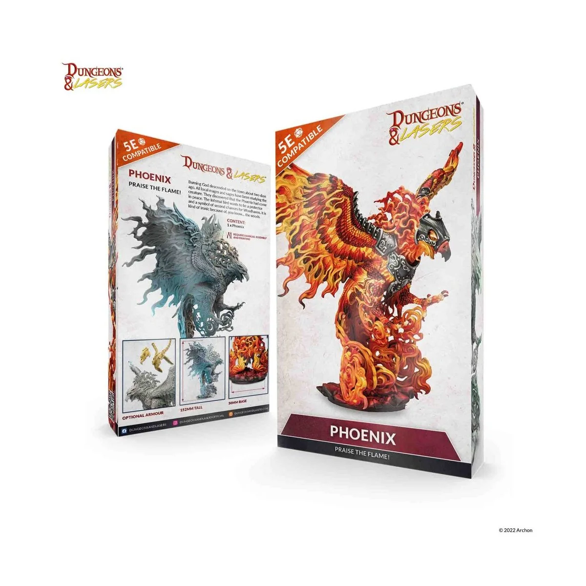 Dungeons & Lasers Miniatures: PHOENIX - Archon Studio DNL0041