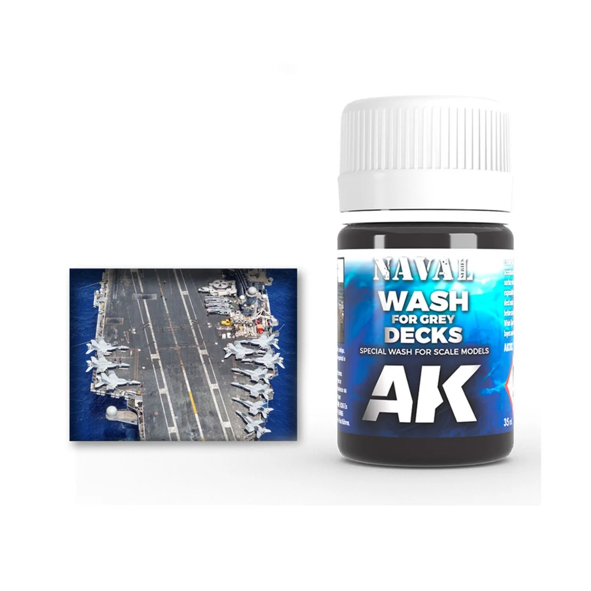 WASH FOR GREY DECKS - AK Interactive AK302