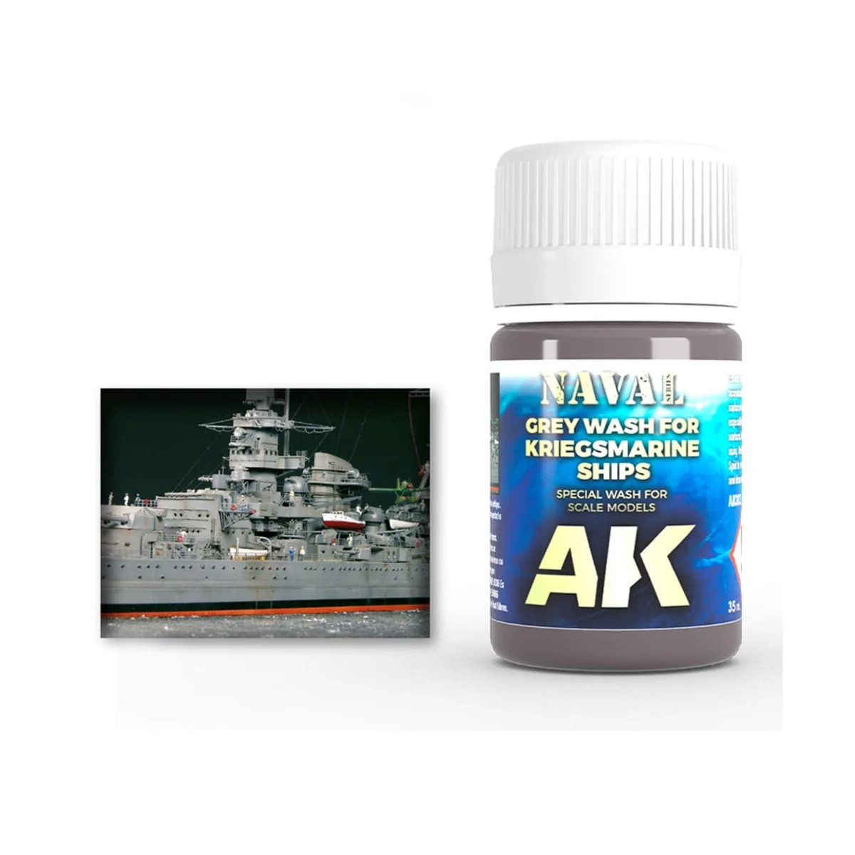 GREY WASH FOR KRIEGSMARINE SHIPS - AK Interactive AK303
