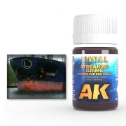 BROWN STREAKING GRIME FOR RED HULLS - AK Interactive AK304 BROWN STREAKING GRIME FOR RED HULLS - AK Interactive AK304