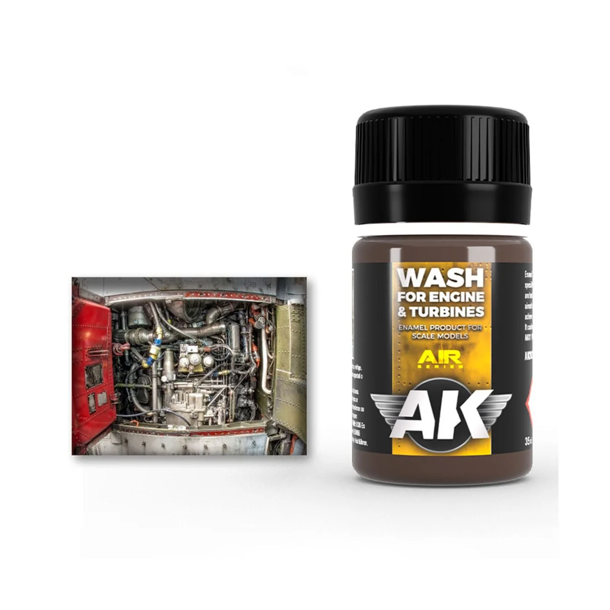 WASH FOR AIRCRAFT ENGINE - AK Interactive AK2033
