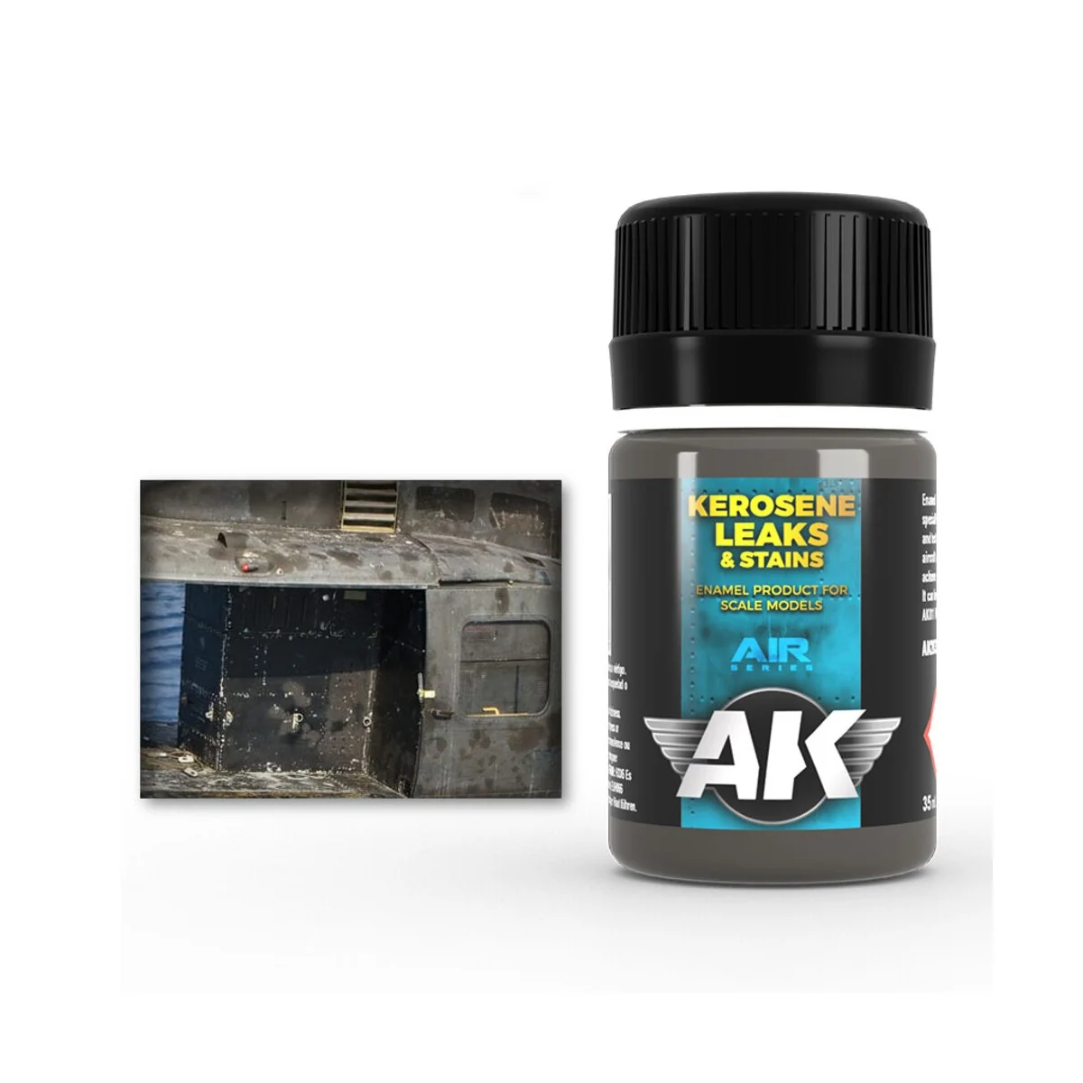 KEROSENE LEAKS & STAINS - AK Interactive AK2039 KEROSENE LEAKS & STAINS - AK Interactive AK2039