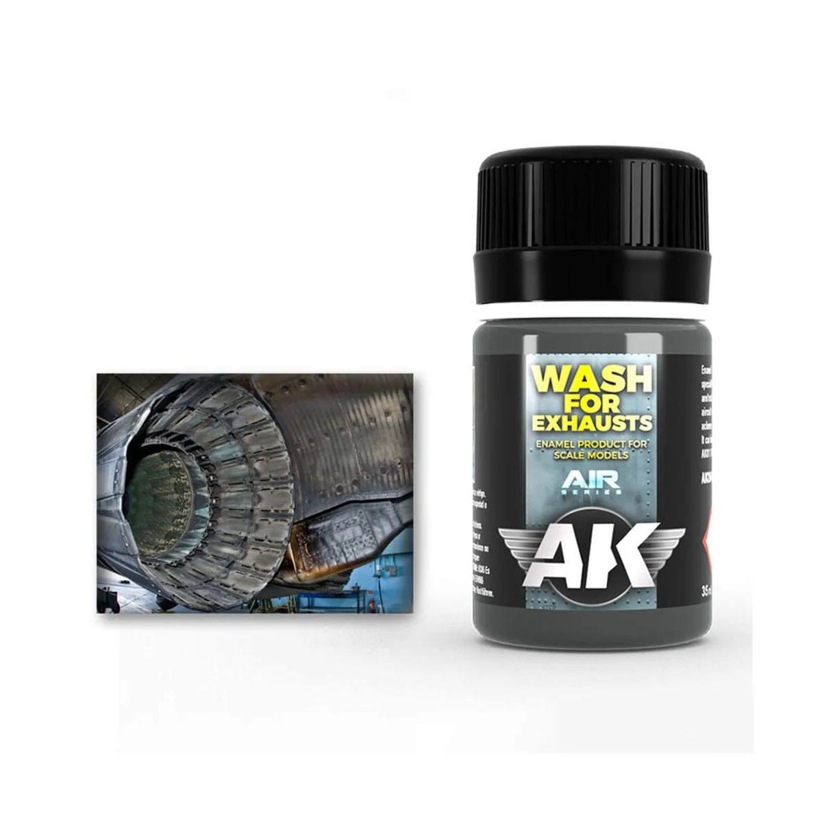 WASH FOR EXHAUST - AK Interactive AK2040 WASH FOR EXHAUST - AK Interactive AK2040