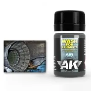 WASH FOR EXHAUST - AK Interactive AK2040 WASH FOR EXHAUST - AK Interactive AK2040