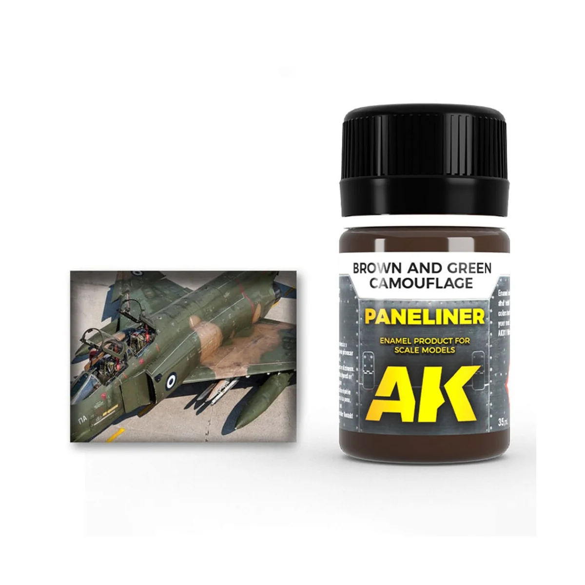 Paneliner for brown and green camouflage 35ml - AK Interactive AK2071