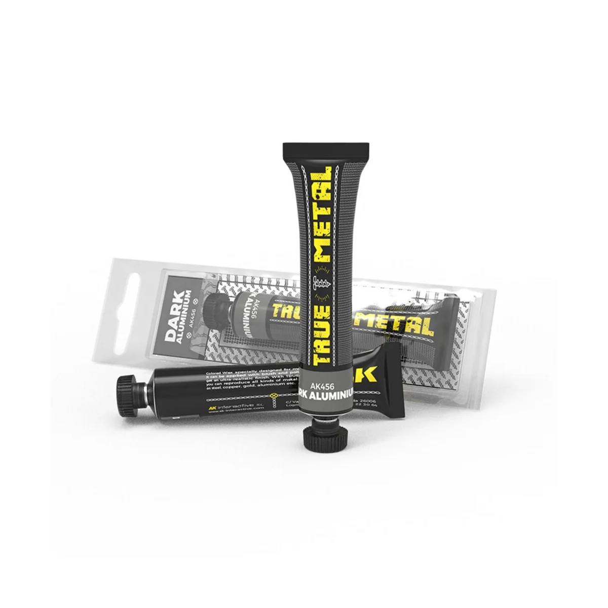 TRUE METAL DARK ALUMINIUM - AK Interactive AK456 TRUE METAL DARK ALUMINIUM - AK Interactive AK456