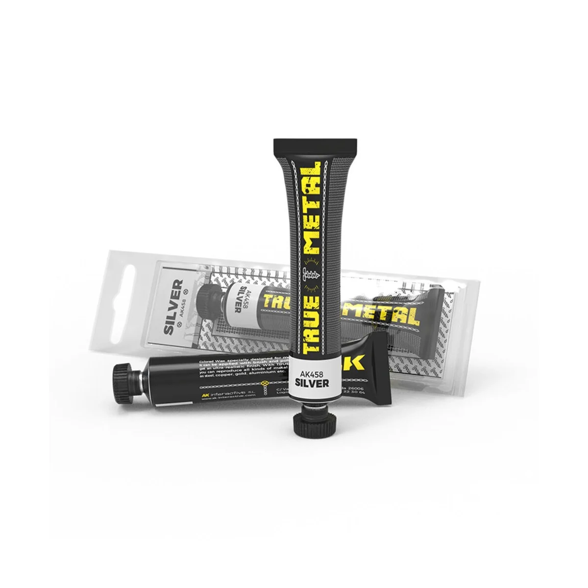 TRUE METAL SILVER - AK Interactive AK458 TRUE METAL SILVER - AK Interactive AK458