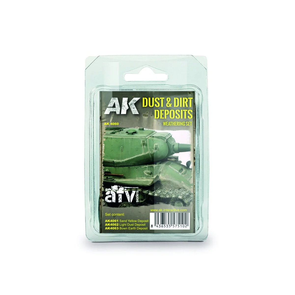 DUST AND DIRT DEPOSITS WEATHERING SET - AK Interactive AK4060 DUST AND DIRT DEPOSITS WEATHERING SET - AK Interactive AK4060